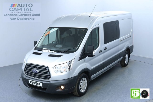 2019 19 FORD TRANSIT 2.0 350 Trend L3 H2 Auto 130 BHP 6 Seats Combi Euro 6 Low Emission