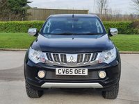 USED 2015 65 MITSUBISHI L200 2.4 DI-D 4X4 BARBARIAN DCB 178 BHP SAT NAV + LEATHER + BULL BARS