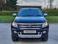 USED 2014 14 FORD RANGER 3.2 LIMITED 4X4 DCB TDCI 4d 197 BHP CHOICES OF 2 WHITE&BLACK IN  STOCK