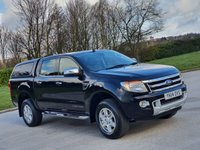 USED 2014 14 FORD RANGER 3.2 LIMITED 4X4 DCB TDCI 4d 197 BHP CHOICES OF 2 WHITE&BLACK IN  STOCK