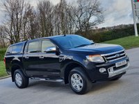 USED 2014 14 FORD RANGER 3.2 LIMITED 4X4 DCB TDCI 4d 197 BHP CHOICES OF 2 WHITE&BLACK IN  STOCK