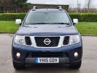 USED 2015 15 NISSAN NAVARA 2.5 DCI TEKNA 4X4 SHR DCB 188 BHP FULL LEATHER + SAT NAV + 2 KEYS