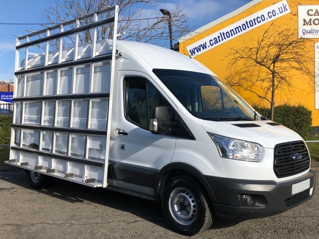 2016 66 Ford Transit 350 TDCi 125 L3 H3 [ GLAZIERS FRAIL RACKS ] VAN
