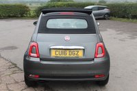 USED 2016 16 FIAT 500 1.2 C POP STAR 3d 69 BHP VIEW AND RESERVE ONLINE OR CALL 01527-853940 FOR MORE INFO.