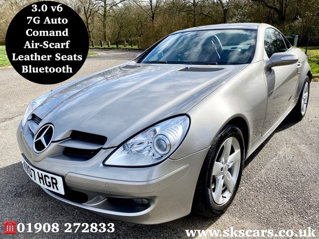 2007 07 Mercedes-Benz Slk 3.0 SLK280 2d 231 BHP