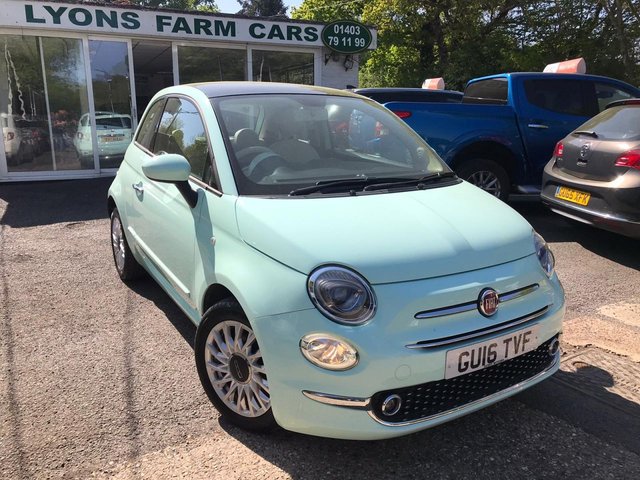 2016 16 Fiat 500 1.2 LOUNGE 3d 69 BHP NEW SHAPE
