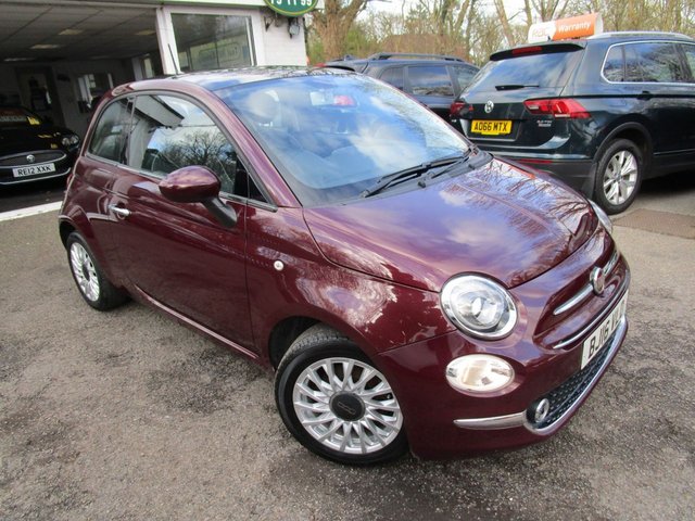 2016 16 Fiat 500 1.2 LOUNGE 3d 69 BHP NEW SHAPE *SAT NAV + DAB*