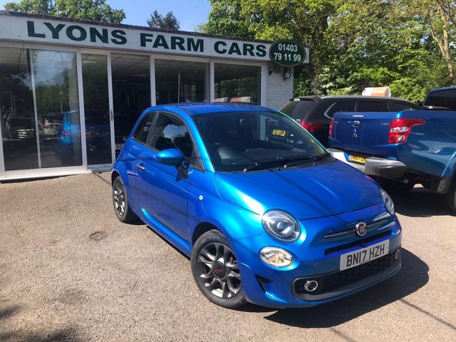2017 17 Fiat 500 1.2 S (SPORT) 3d 69 BHP NEW SHAPE *3D TOM TOM SAT NAV*
