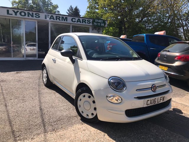 2016 16 Fiat 500 1.2 POP 3d 69 BHP NEW SHAPE