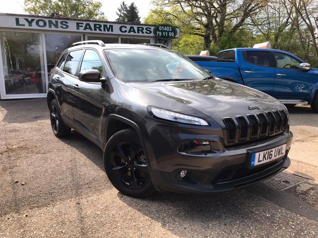 2016 16 Jeep Cherokee 2.2 M-JET II NIGHT EAGLE AUTOMATIC 4x4 5d 197 BHP FOUR WHEEL DRIVE
