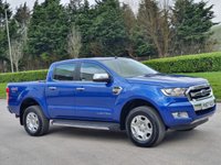 USED 2017 67 FORD RANGER 2.2 LIMITED 4X4 DCB TDCI 4d 148 BHP LEATHER+REVERSING CAMERA *** NO VAT