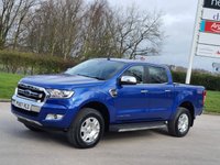 USED 2017 67 FORD RANGER 2.2 LIMITED 4X4 DCB TDCI 4d 148 BHP LEATHER+REVERSING CAMERA *** NO VAT