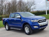 USED 2017 67 FORD RANGER 2.2 LIMITED 4X4 DCB TDCI 4d 148 BHP LEATHER+REVERSING CAMERA *** NO VAT