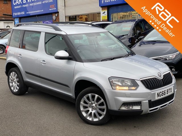 2017 66 Skoda Yeti 1.2 OUTDOOR SE TSI DSG 5d 109 BHP