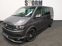 USED 2018 68 VOLKSWAGEN TRANSPORTER 68 VOLKSWAGEN TRANSPORTER T6 SWB 2.0 T32 TDI - FACTORY KOMBI - SPORTLINE STYLING - HIGHLINE - 150 BHP - DSG - 11K MILES 
