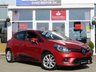 USED 2017 66 RENAULT CLIO 1.5 DYNAMIQUE NAV DCI 5d 89 BHP Finished in MARS RED PEARL with contrasting GREY CLOTH TRIM. This is a very popular colour in this smart looking small car. This small family car is great to drive with hidden rear door handles designed to trick you into thinking it's a sporty 3 door. Features include Sat Nav, DAB, B/Tooth, Alloys, Zero Road Tax and much more. Halfords Dealer serviced at 15532 miles.