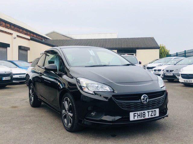 2018 18 Vauxhall Corsa 1.4 BLACK EDITION S/S 3d 148 BHP
