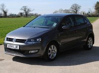 USED 2014 14 VOLKSWAGEN POLO 1.4 MATCH EDITION 5d 83 BHP www.suffolkcarcentre.co.uk - Located at Ilketshall