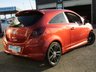 USED 2013 13 VAUXHALL CORSA 1.4 SRI 3d 98 BHP Finished in ORANGE METALLIC  with contrasting Dark Grey Sports Trim. This Vauxhall Corsa is one of the most popular superminis around. This 3 door model is spacious, practical and economical. Ideal for the small family or 1st time driver. Features include Air Con, Cruise Control, Alloys, 2 Keys and much more.
