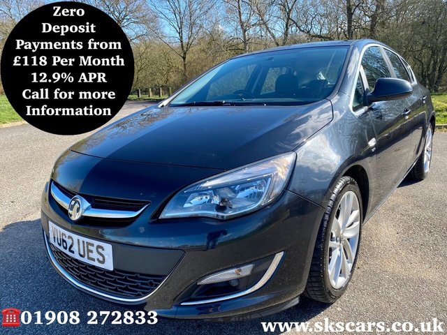 2012 62 Vauxhall Astra 1.6 SRI 5d 113 BHP