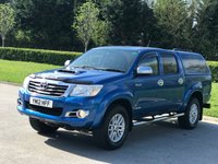 USED 2012 12 TOYOTA HI-LUX 3.0 INVINCIBLE 4X4 D-4D DCB 169 BHP 1 OWNER FROM BRAND NEW !! SAT NAV