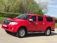 USED 2016 16 TOYOTA HI-LUX 3.0 INVINCIBLE 4X4 D-4D DCB 169 BHP CHOICES OF HILUX IN STOCK **