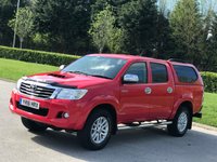 USED 2016 16 TOYOTA HI-LUX 3.0 INVINCIBLE 4X4 D-4D DCB 169 BHP CHOICES OF HILUX IN STOCK **