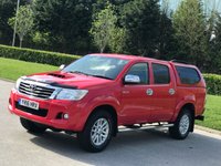 USED 2016 16 TOYOTA HI-LUX 3.0 INVINCIBLE 4X4 D-4D DCB 169 BHP CHOICES OF HILUX IN STOCK **