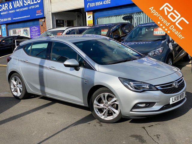 2018 18 Vauxhall Astra 1.4 SRI S/S 5d 148 BHP