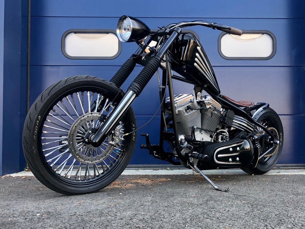 USED 2005 55 HEAD TURNER Stinger Custom Hardtail Chopper // 1690cc Rev tech // Px swap 