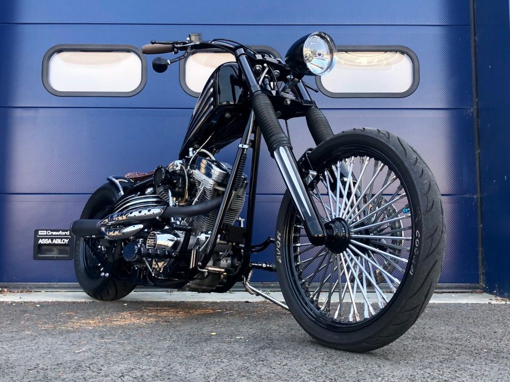 USED 2005 55 HEAD TURNER Stinger Custom Hardtail Chopper // 1690cc Rev tech // Px swap 