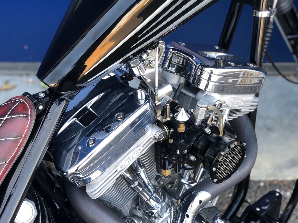 USED 2005 55 HEAD TURNER Stinger Custom Hardtail Chopper // 1690cc Rev tech // Px swap 