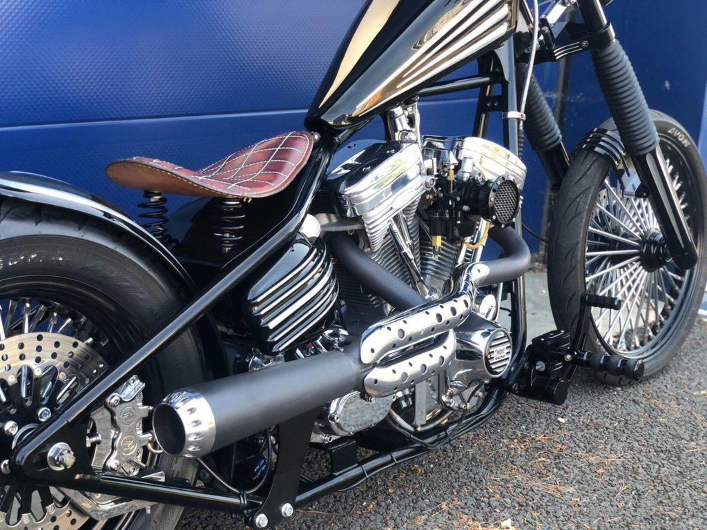 USED 2005 55 HEAD TURNER Stinger Custom Hardtail Chopper // 1690cc Rev tech // Px swap 