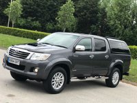 USED 2014 64 TOYOTA HI-LUX 3.0 INVINCIBLE 4X4 D-4D DCB 169 BHP LEATHER SEATS ** NO VAT ** NO VAT