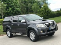 USED 2014 64 TOYOTA HI-LUX 3.0 INVINCIBLE 4X4 D-4D DCB 169 BHP LEATHER SEATS ** NO VAT ** NO VAT