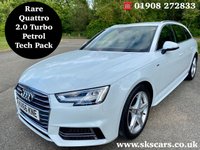 USED 2016 66 AUDI A4 AVANT 2.0 AVANT TFSI QUATTRO S LINE 5d 248 BHP **12 MONTHS NATIONAL WARRANTY**