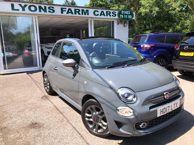 2017 17 Fiat 500 1.2 CONVERTIBLE S (SPORT) 2d 69 BHP NEW SHAPE