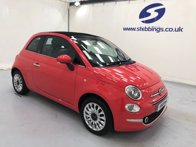 2016 66 FIAT 500 1.2 C LOUNGE 3d 69 BHP CONVERTIBLE