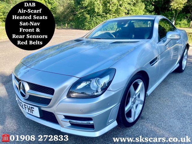 2012 12 Mercedes-Benz Slk 1.8 SLK250 BLUEEFFICIENCY AMG SPORT 2d 204 BHP