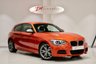 USED 2014 64 BMW 1 SERIES 3.0 M135I 3d 316 BHP VALENCIA ORANGE / HEATED SEATS