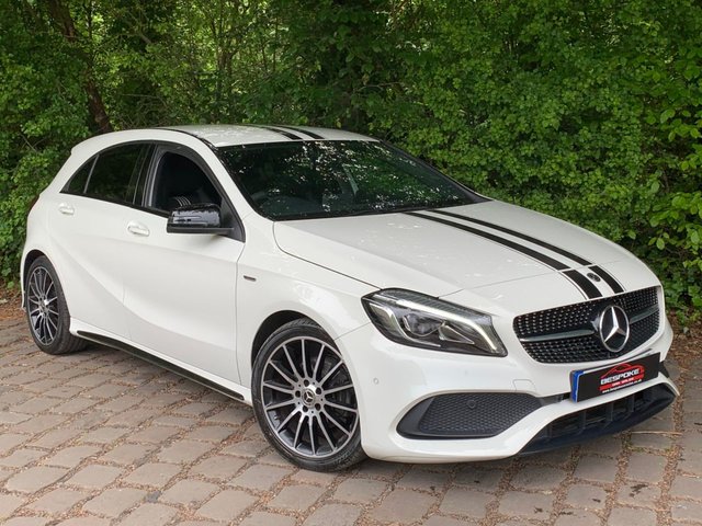 2018 68 Mercedes-Benz A-Class 1.6 A 200 WHITEART 5d 154 BHP