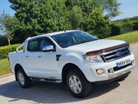 USED 2014 64 FORD RANGER 2.2 LIMITED 4X4 DCB TDCI 4d 148 BHP SAT NAV+CAMERA+SPORT TOP ** NO VAT