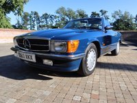 USED 1987 E MERCEDES-BENZ SL 3.0 300 SL 2d 188 BHP APPRECIATING CLASSIC Acompanied by lots of service receipts new Mohair Hood and interior Leather Retrim