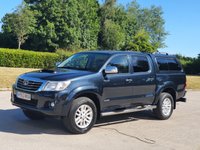 USED 2013 63 TOYOTA HI-LUX 3.0 INVINCIBLE 4X4 D-4D DCB 169 BHP LEATHER + REVERSING CAMERA