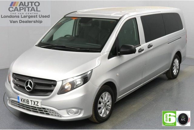 2018 18 MERCEDES-BENZ VITO 2.1 114 Bluetec Tourer Select 136 BHP X-LWB Auto Minibus