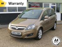 USED 2012 62 VAUXHALL ZAFIRA 1.7 DESIGN NAV CDTI ECOFLEX 5d 108 BHP 7Seater|SatNav| drives superb