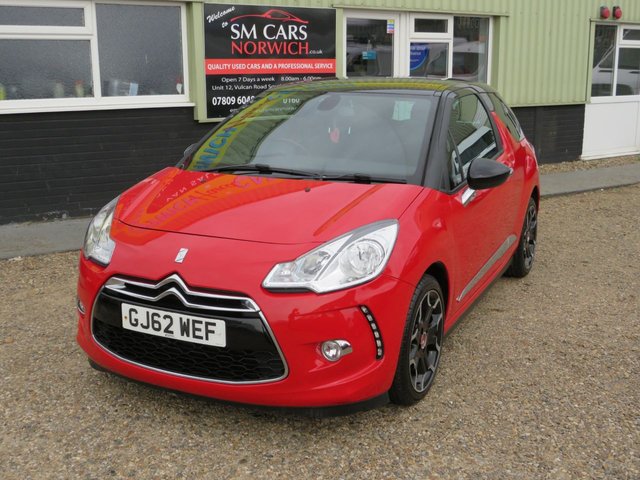 2012 62 Citroen DS3 1.6 E-HDI DSTYLE PLUS 3d 90 BHP