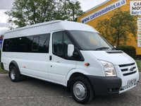 USED 2013 13 FORD TRANSIT 135 T430 MINIBUS 17 SEATER [ LOW MILES 25k ] NO VAT !!  
