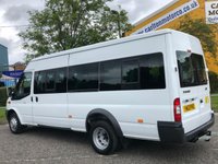 USED 2013 13 FORD TRANSIT 135 T430 MINIBUS 17 SEATER [ LOW MILES 25k ] NO VAT !!  