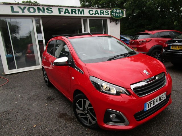 2014 64 Peugeot 108 1.2 ALLURE TOP 5d 82 BHP CONVERTIBLE